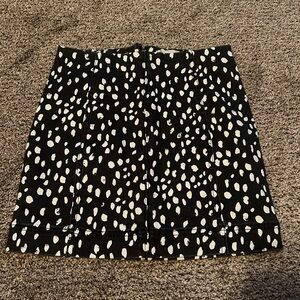 Jolt Black and White Mini Pencil Skirt Cocktail